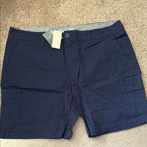 Eddie Bauer Cargo Blue Shorts Sturdy Cotton Blend